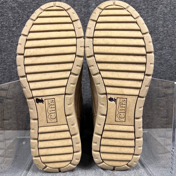 CLIFFS BY WHITE MOUNTAIN Womens Hearty Cushioned Hiker Ankle Boots 9.5 Side Zip - Picture 9 of 11